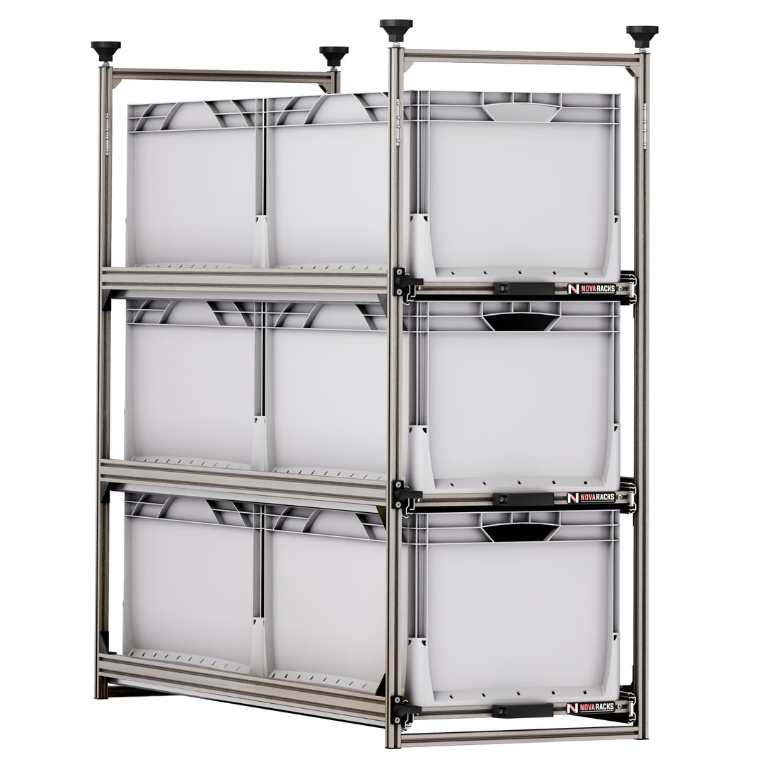 Declined Sliding Rack Series M – Sliding Rack – Side Garage – Nova Racks