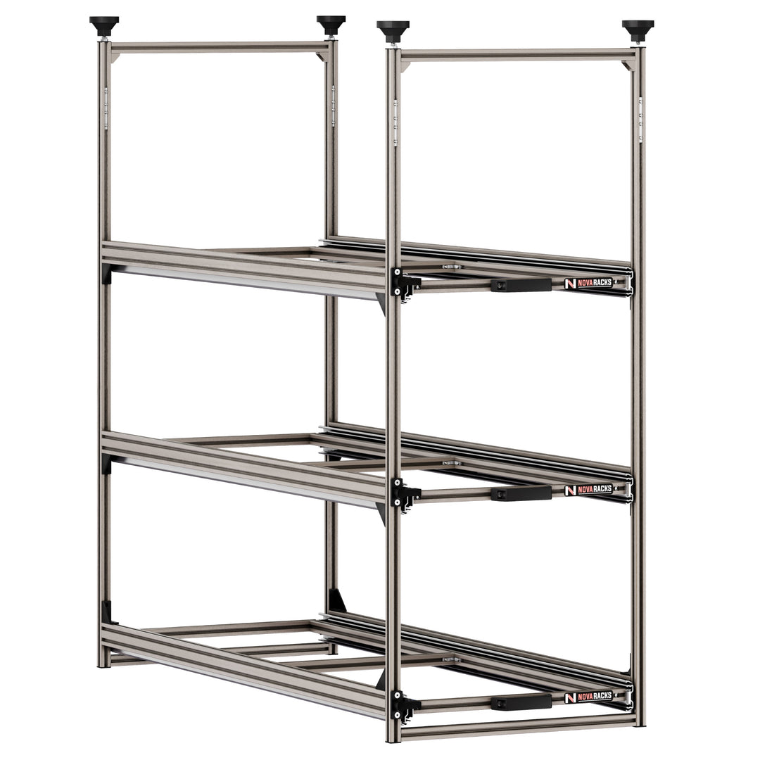 Declined Sliding Rack Series M – Sliding Rack – Side Garage – Nova Racks