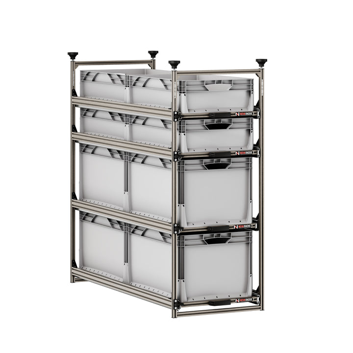 Serie M - Rack coulissant – Soute latérale