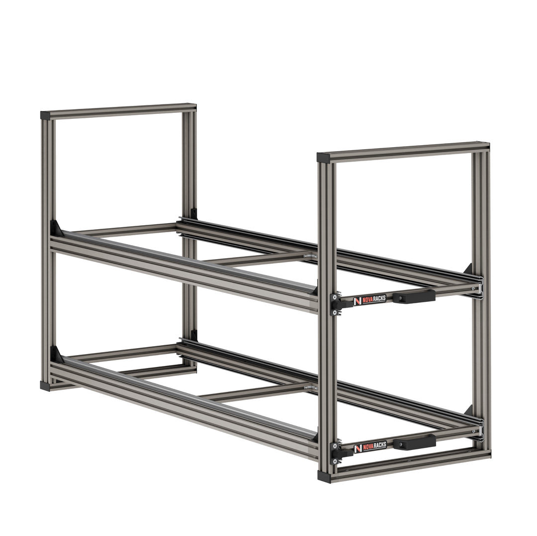 Série V – Rack coulissant – Soute arrière / fixation basse