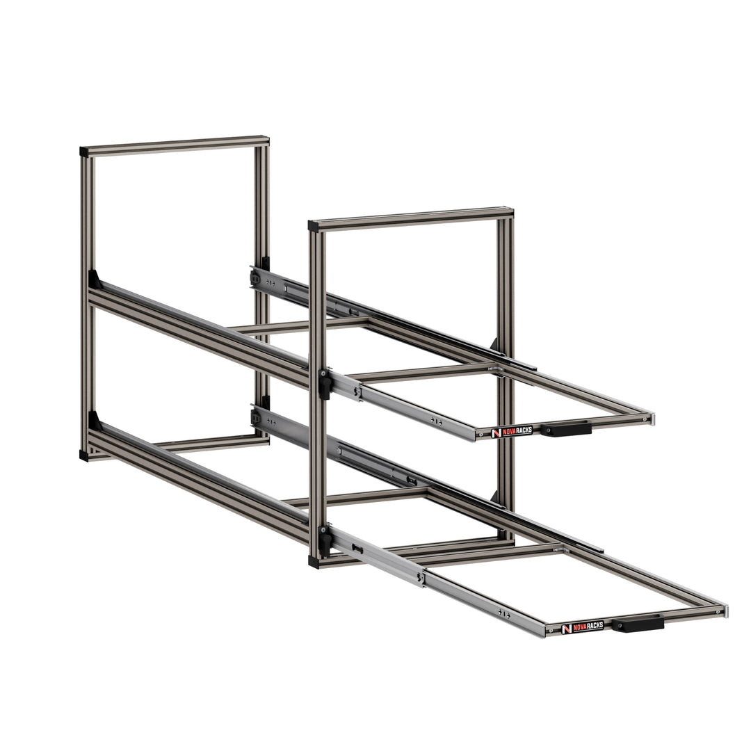 Série V – Rack coulissant – Soute arrière / fixation basse