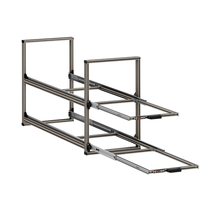 Série V – Rack coulissant – Soute arrière / fixation basse